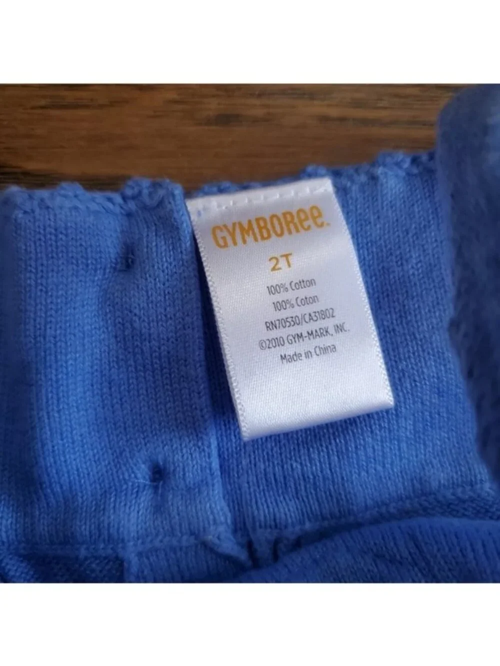 GYMBOREE Girls 2T Blue Knit Tank Dress